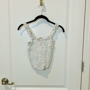 Abercrombie & Fitch Women’s Polka Dot Ruched Tank - Size XS.